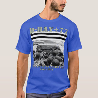 77th anniversary WW2 D Day Allied landing France 2 T-Shirt