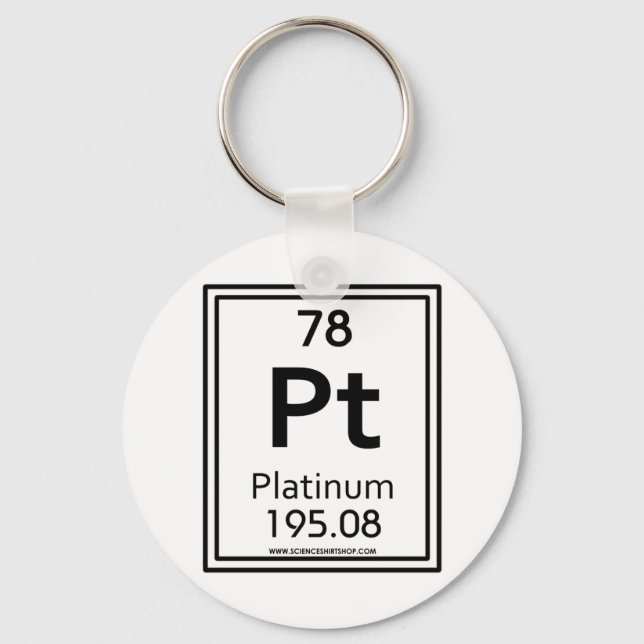 78 Platinum Key Ring (Front)