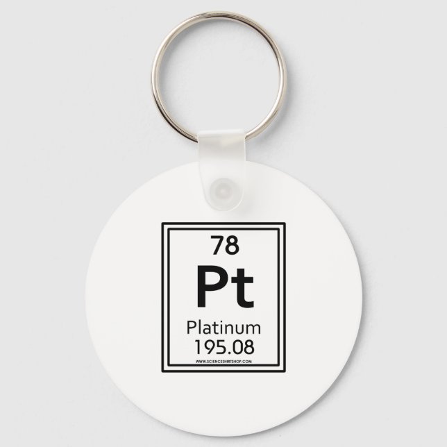 78 Platinum Key Ring (Front)