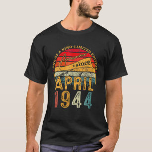 78 Year Old Awesome Since April 1944 Gifts 78Th Bi T-Shirt