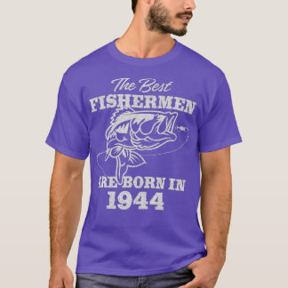 78 Year Old Fisherman_ Fishing 1944 78th Birthday  T-Shirt