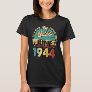 78 Year Old Vintage June 1944 78th B Day T-Shirt