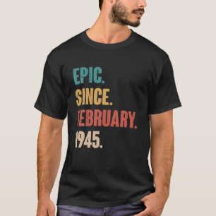 78 Years Old Vintage 1945 Birthday 78Th Decoration T-Shirt