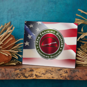 78th Training Division  Plaque