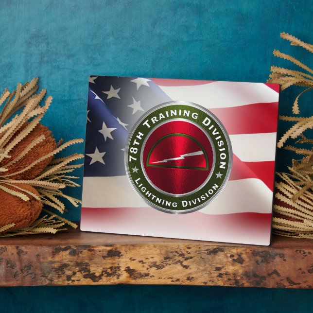 78th Training Division  Plaque (Side)