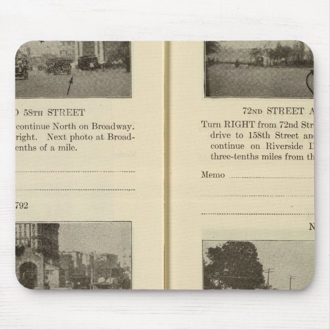 79093 Broadway at 58th & 72nd Mouse Pad (Front)