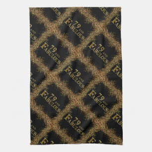 79th Birthday Tea Towel