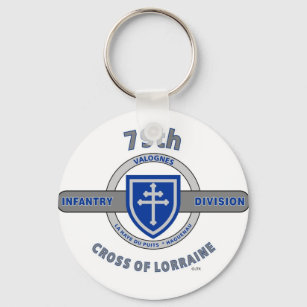 79TH INFANTRY DIVISION "CROSS OF LORRAINE" KEY RING