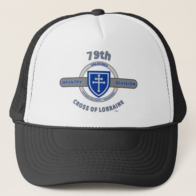79TH INFANTRY DIVISION "CROSS OF LORRAINE" TRUCKER HAT (Front)