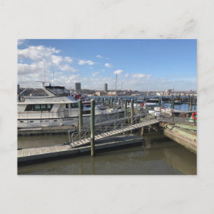 79th Street Boat Basin Hudson River New York City Postcard