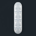 7 3/4" Coastal Shells Skateboard Deck<br><div class="desc">Bring on a lovely coastal vibe with these climbing shell vines in navy and coastal blue!</div>