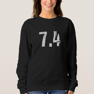 7 4 Usa Patriotic American Flag Independence Day Sweatshirt