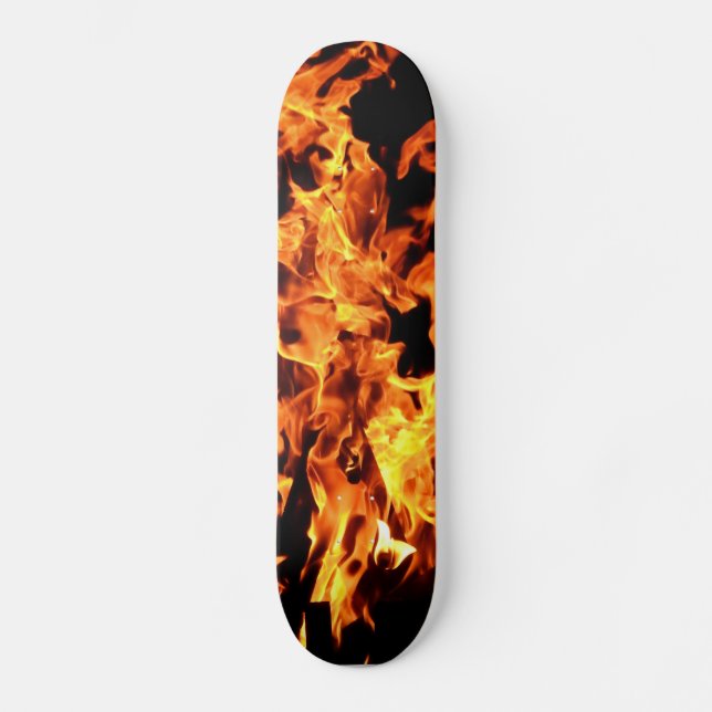 7 7/8" Flame Skateboard Deck (Front)