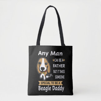 7 Any Man Beagle Daddy Tote Bag