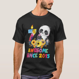 7 Awesome 2015 7Th Panda Unicorn T-Shirt