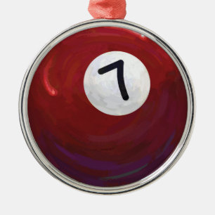 7 Ball Metal Tree Decoration