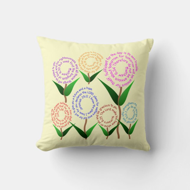 7 Bible Verse Pillow (Front)