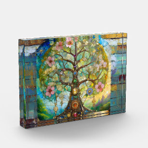 7 Chakra Blossoming Tree Of Life Photo Block