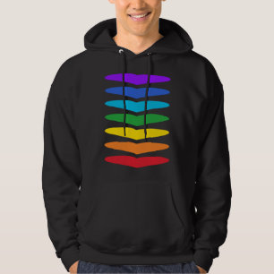 7 Chakra Hearts Energy System Chakras Colours Kund Hoodie