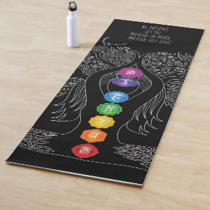 7 Chakra Lady Tree - 11blwo Yoga Mat