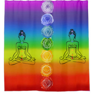 7 Chakra Shower Curtain