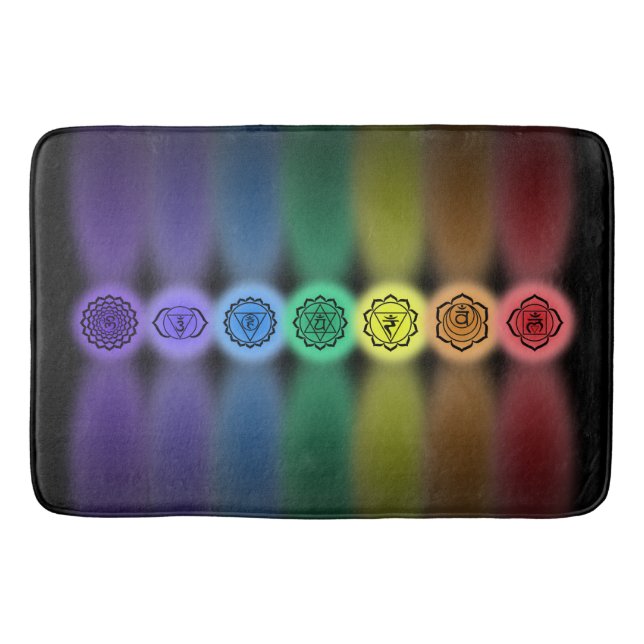 7 chakras bath mat (Front)