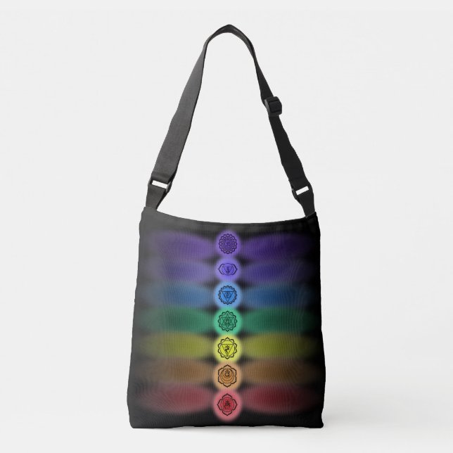 7 chakras crossbody bag (Front)