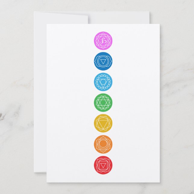 7 Chakras Invitation (Front)