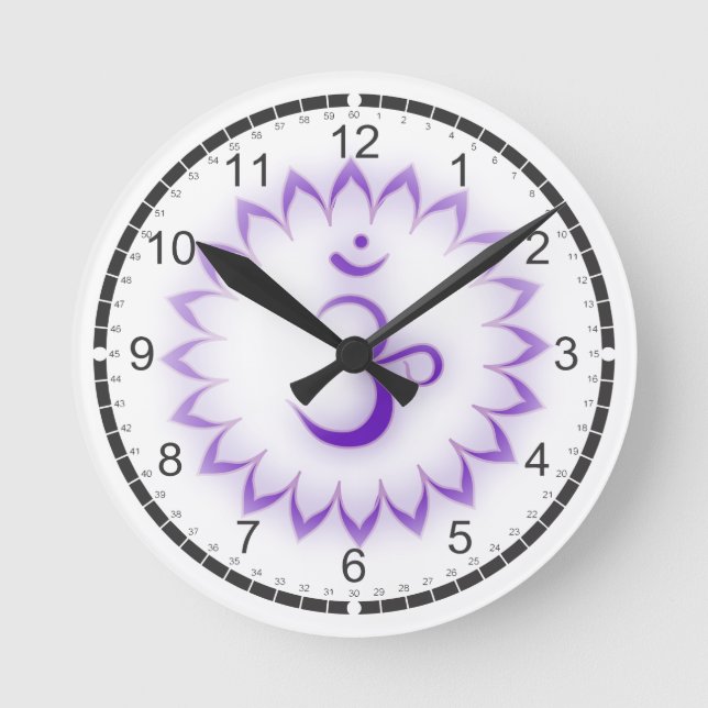 7 Chakras Massage Room Clocks (Front)