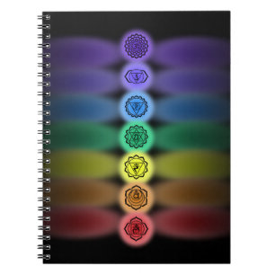 7 chakras notebook