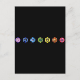 7 Chakras Postcard