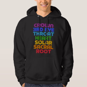 7 Chakras Saying Cool Yoga Quote Hoodie