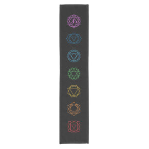 7 Chakras Short Table Runner