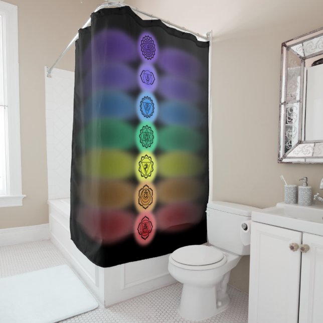 7 chakras shower curtain (In Situ)