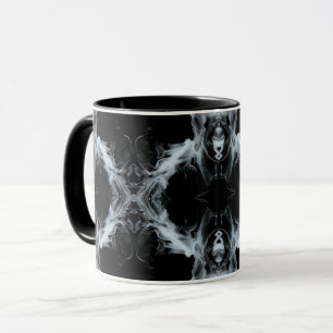 7 Deadly Sins and 7 Contrary Virtues Abstract Art Mug