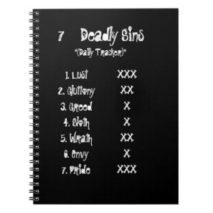 7 Deadly Sins T-Shirt Notebook