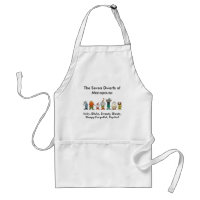 7 Dwarfs of Menopause Apron