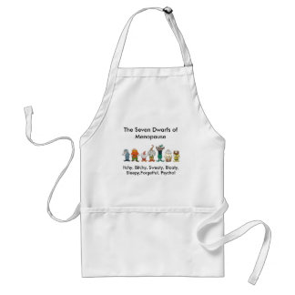 7 Dwarfs of Menopause Apron