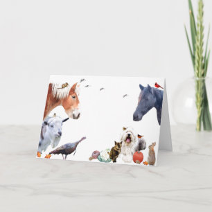 #7 Enjoy the abundance of earth:HappyThanksgiving  Holiday Card