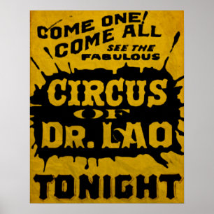 7 Faces of Dr Lao Circus Flyer Poster