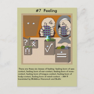 #7 Feelings -  from Dependent Arising Invitation Postcard
