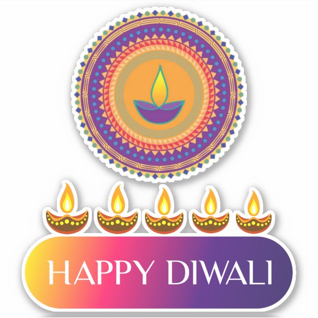 #7.Happy Diwali the festival of lights of India  (Front)