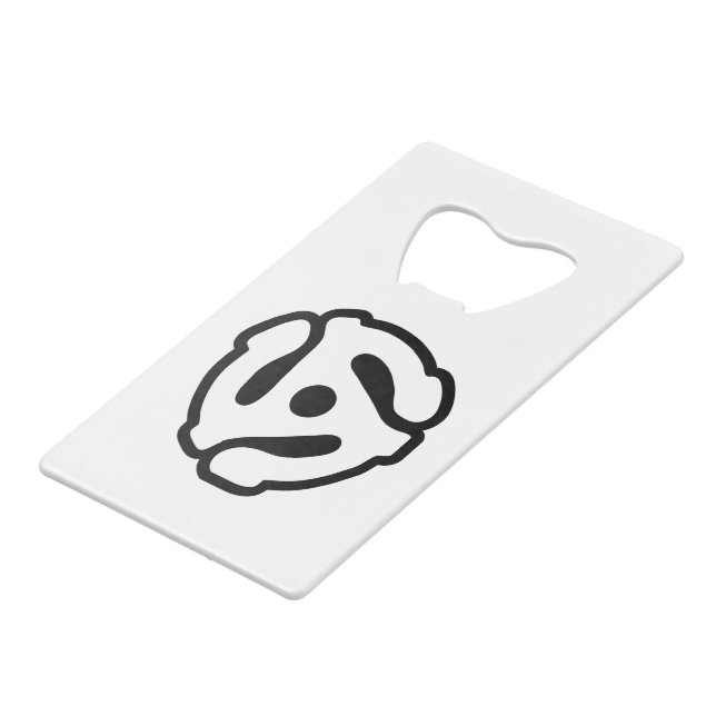 7 inch 45 rpm vinyl adapter insert spindle spider (Front Angled)