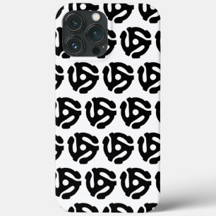 7 inch 45 rpm vinyl adapter insert spindle spider iPhone 13 pro max case