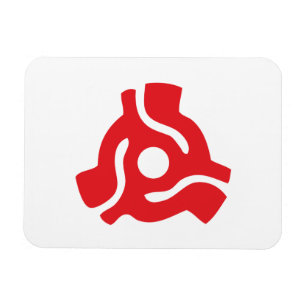 7 inch 45 rpm vinyl adapter insert spindle spider magnet