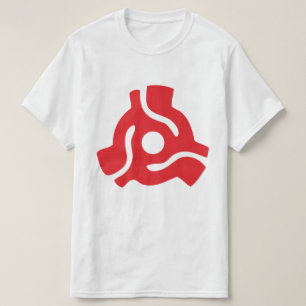 7 inch 45 rpm vinyl adapter insert spindle spider T-Shirt