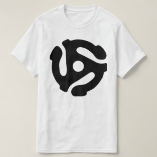 7 inch 45 rpm vinyl adapter insert spindle spider T-Shirt