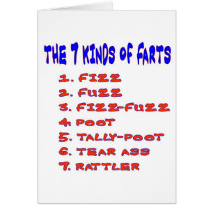 7 KINDS OF FARTS