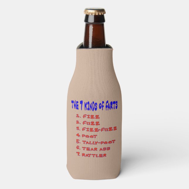 7 KINDS of FARTS Bottle Cooler (Bottle Front)