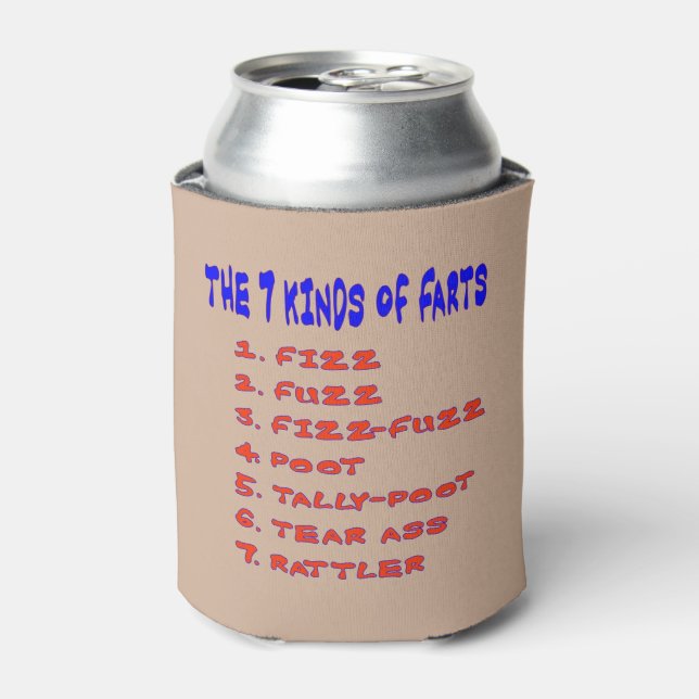 7 KINDS of FARTS Can Cooler (Can Front)